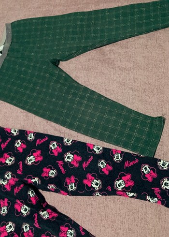 Kız Çocuk Çok Renkli Triko Tayt - Görsel 5