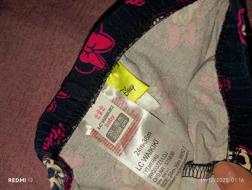 Kız Çocuk Çok Renkli Triko Tayt - Görsel 3