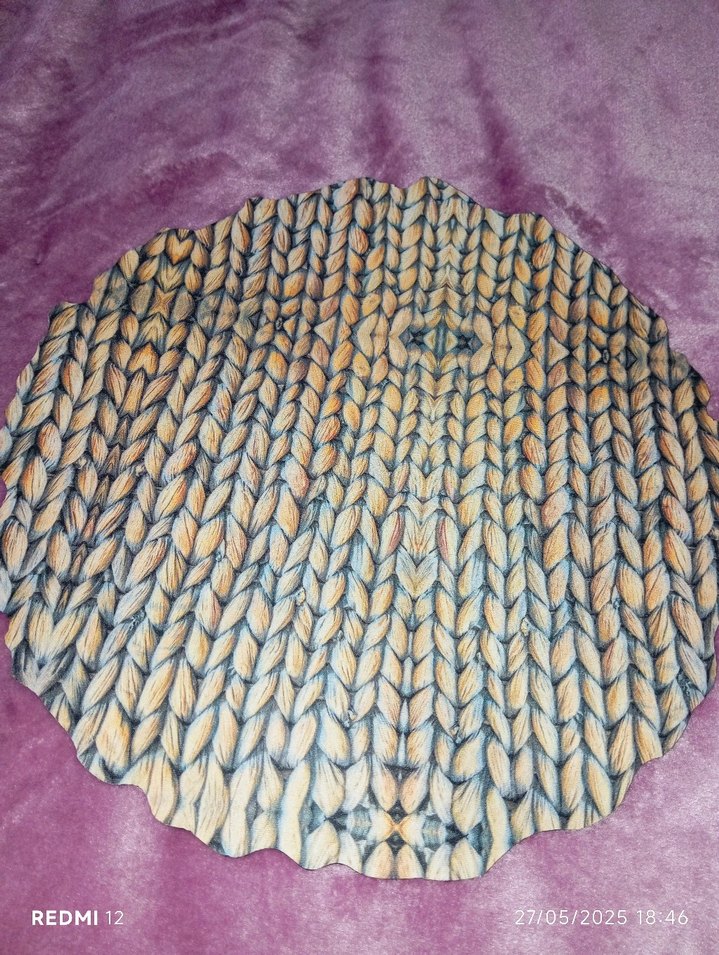 Kahverengi Örgü Desenli supla - Görsel 2