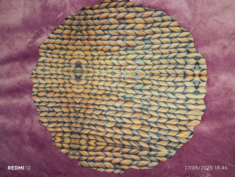 Kahverengi Örgü Desenli supla - Görsel 4