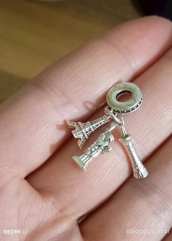 Paris Temalı Kadın Charm - Görsel 2