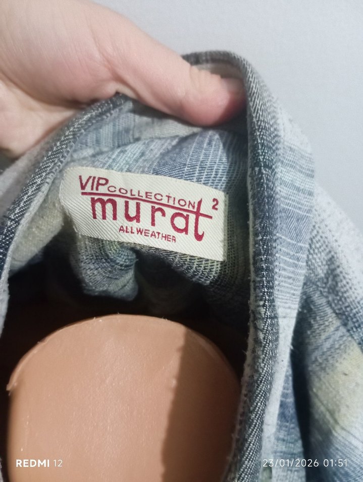 Gri Düğmeli Erkek Keten Gömlek - Görsel 2