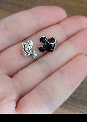 Gri Minimalist mckey charmlar - Görsel 2