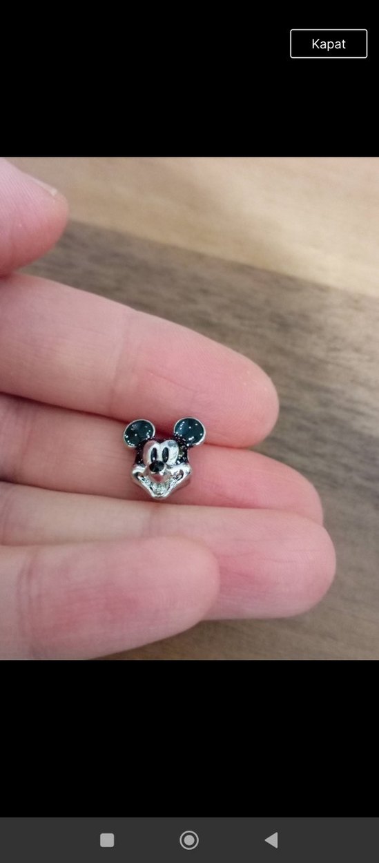 Gri Minimalist mckey charmlar - Görsel 4