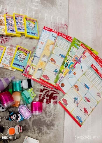 Renkli Okul Aktivite Malzemeleri Seti - Görsel 4