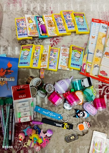 Renkli Okul Aktivite Malzemeleri Seti - Görsel 3