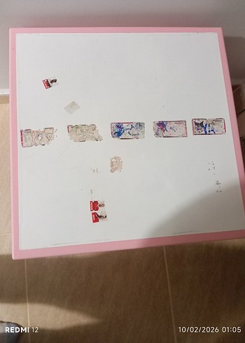 Pastel Pembe Çocuk Masası - Görsel 3