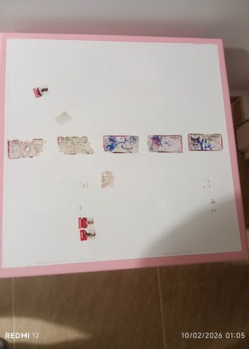 Pastel Pembe Çocuk Masası - Görsel 4