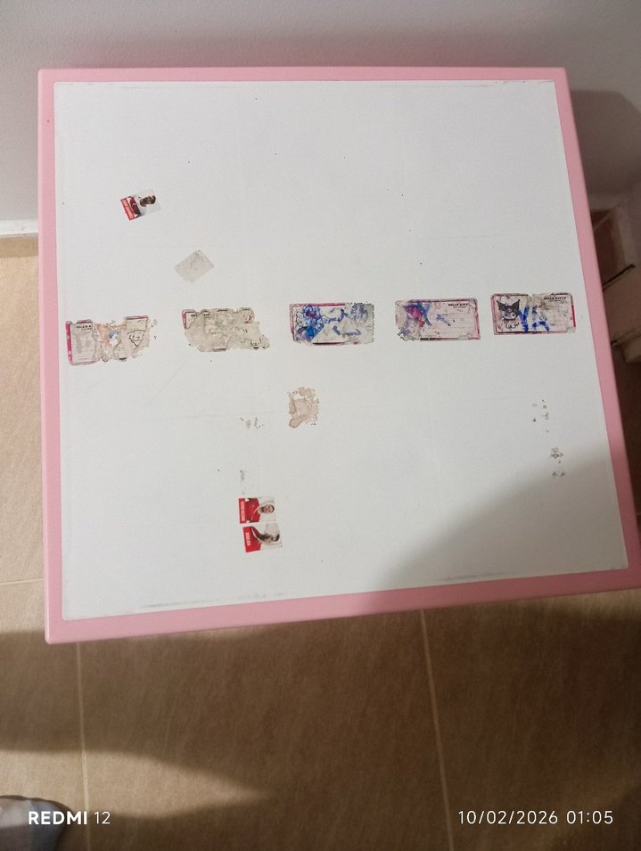 Pastel Pembe Çocuk Masası - Görsel 3