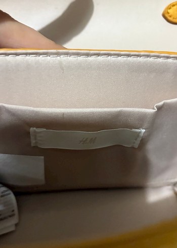 Sarı Süet Zincir Detaylı Kadın Çanta - Görsel 5