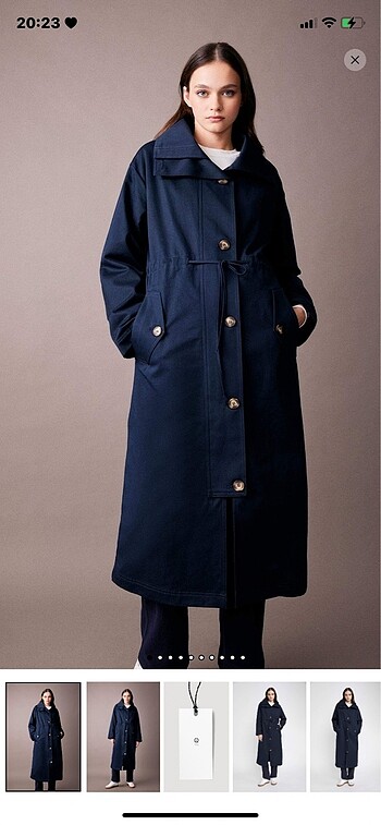 Uzun trençkot - Görsel 2