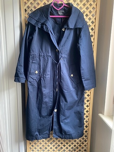 Uzun trençkot - Görsel 4