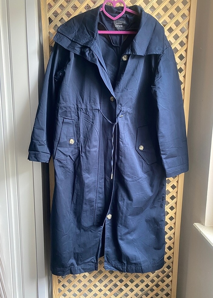 Uzun trençkot - Görsel 4