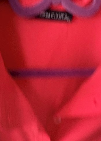 Kırmızı Düğmeli Kadın tunik gömlek - Görsel 7