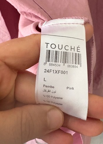 Pembe Düğmeli Keten Gömlek - Görsel 3