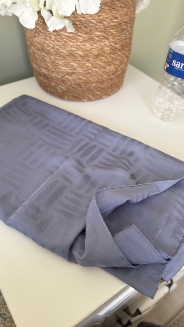 Gri Drapeli Kadın Şal - Görsel 3