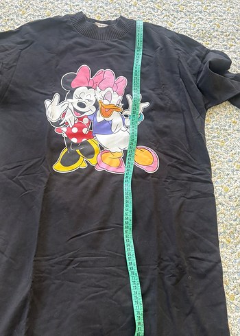 Düğmeli Siyah Midi Sweatshirt - Görsel 5