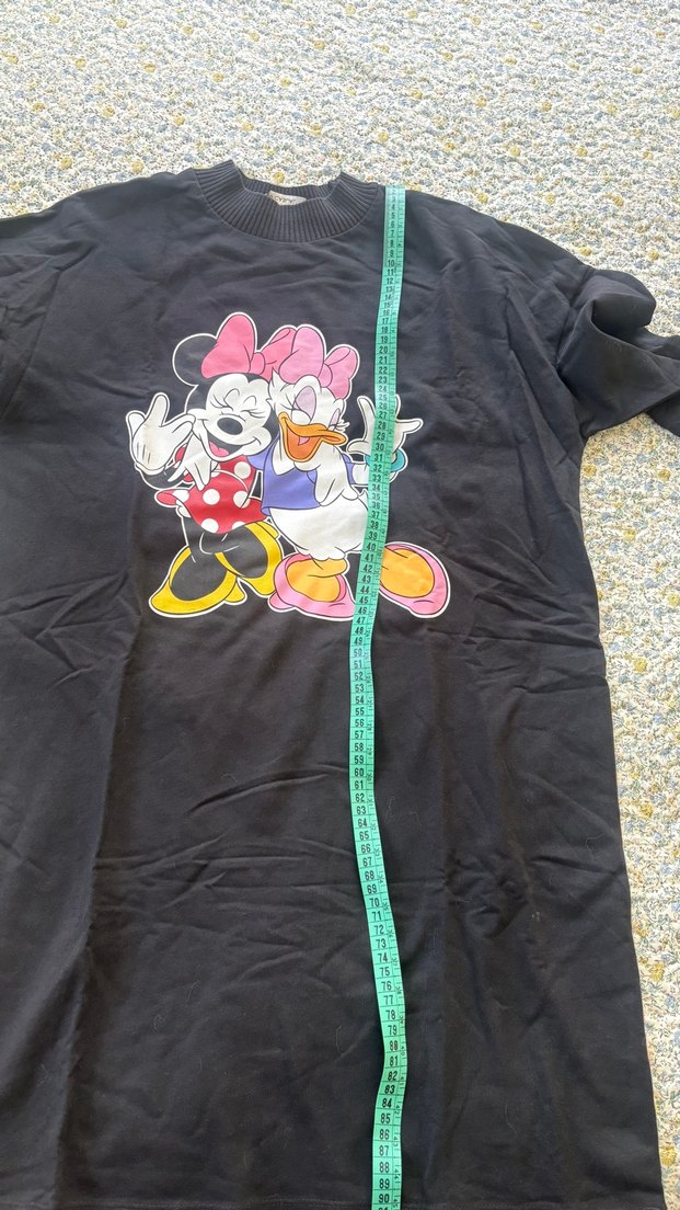 Düğmeli Siyah Midi Sweatshirt - Görsel 5