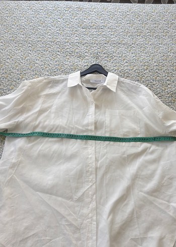 Beyaz salaş tunik - Görsel 5