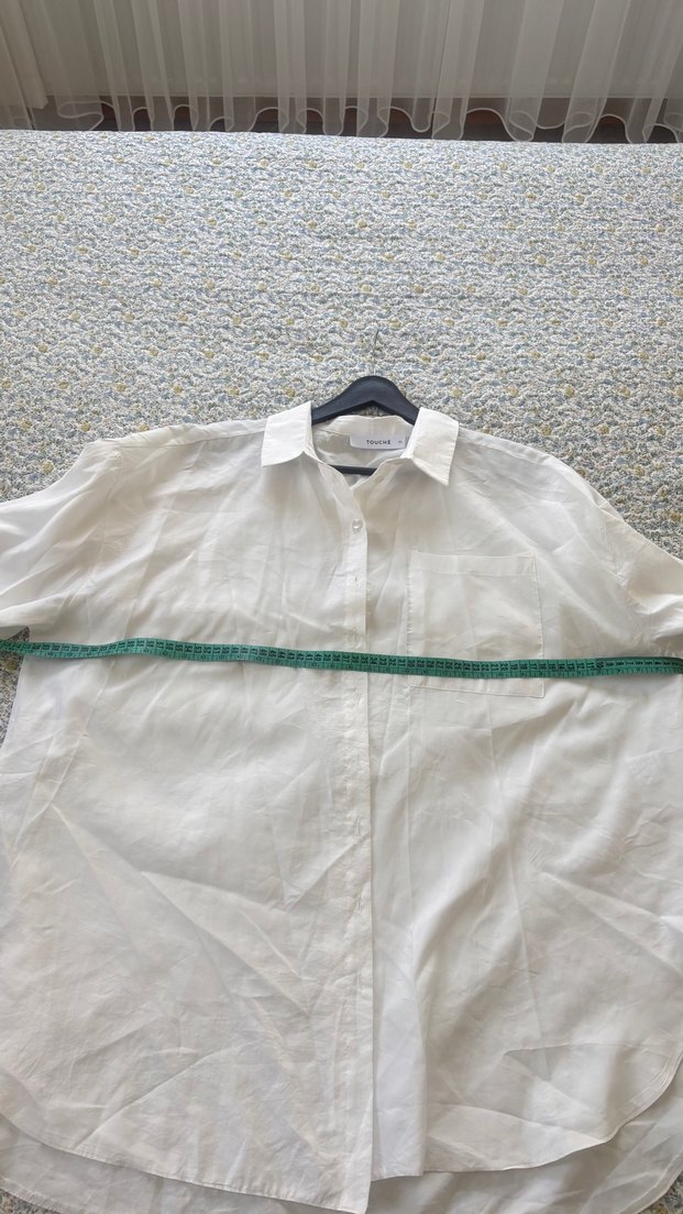 Beyaz salaş tunik - Görsel 5