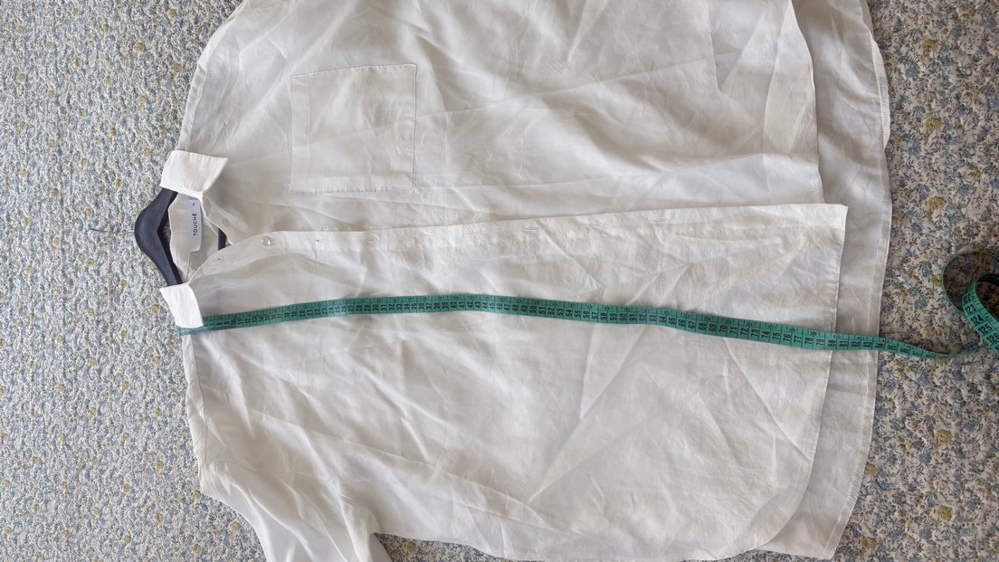 Beyaz salaş tunik - Görsel 4