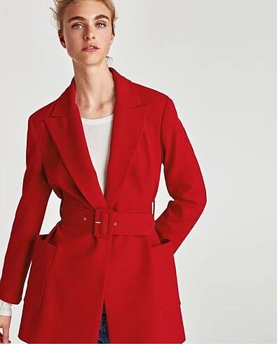 s Beden kırmızı Renk zara blazer