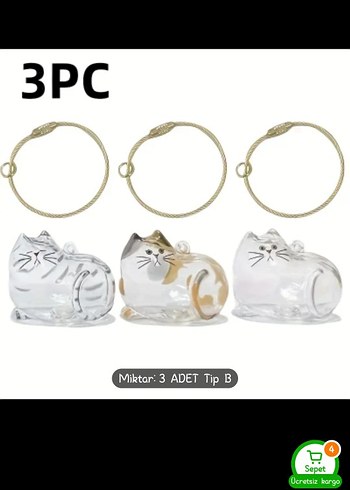 Parlak Altın Kedi Tüyü Saklama Kolyesi - Görsel 2