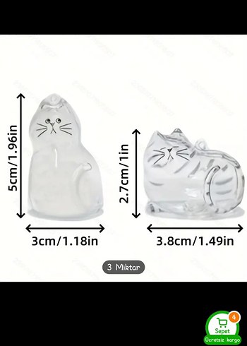 Parlak Altın Kedi Tüyü Saklama Kolyesi - Görsel 3