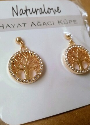 Hayat ağacı küpe