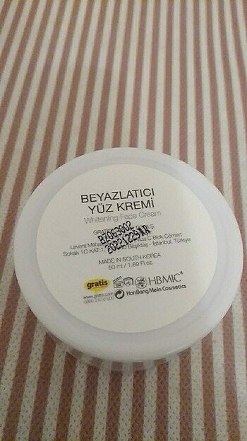 Beden Yüz kremi