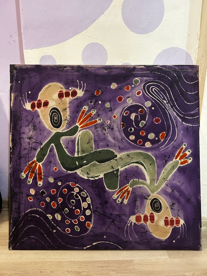Sanatsal Batik Tablo - Görsel 2