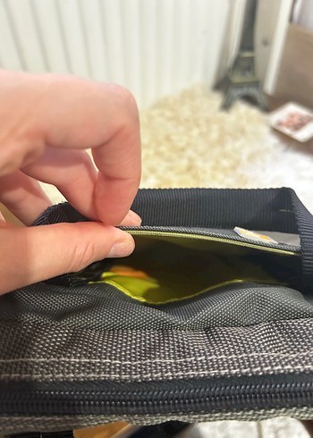 Antrasit-Gri Kadın Laptop Çantası Fermuarlı - Görsel 3