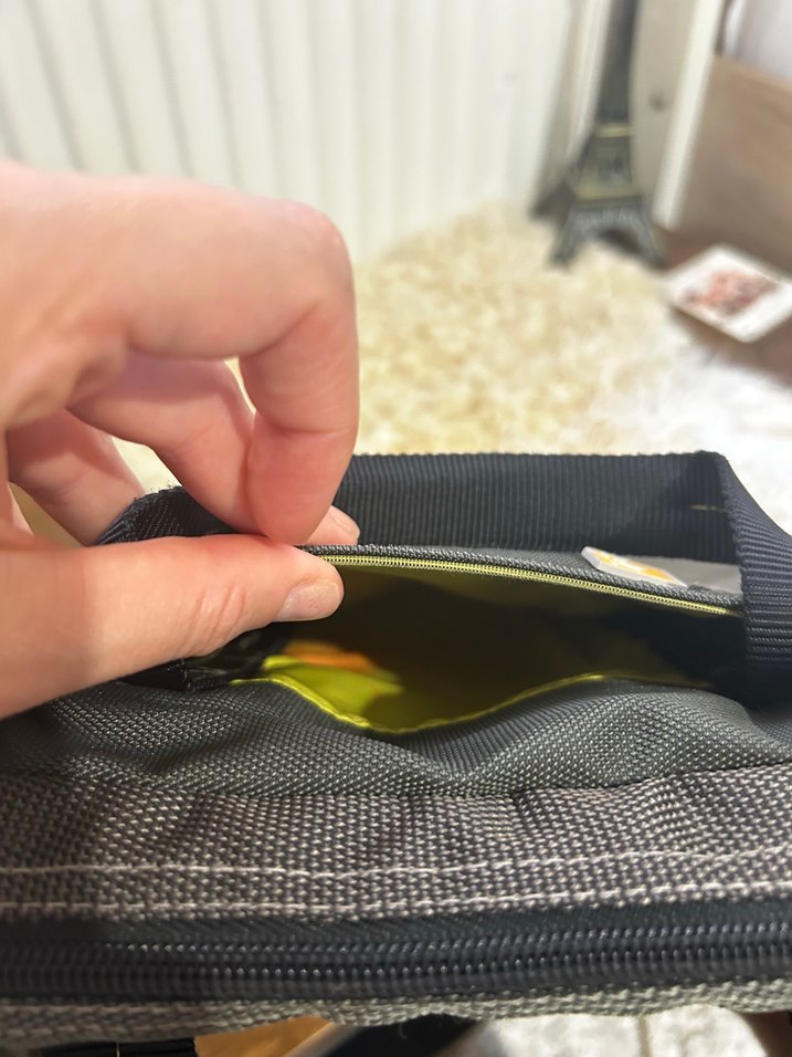 Antrasit-Gri Kadın Laptop Çantası Fermuarlı - Görsel 3