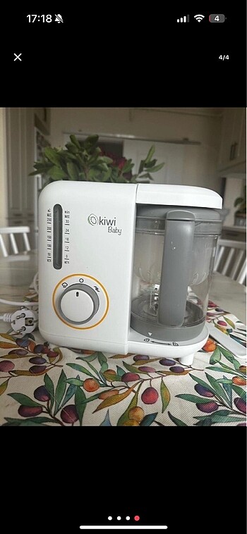Kiwi Buharlı mama pişirici ve blender seti