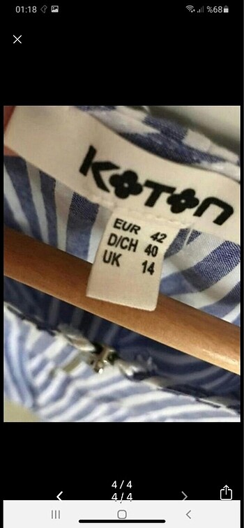 42 Beden çeşitli Renk Koton bluz