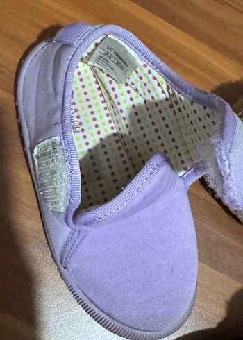 Kız Çocuk Mor Cırt Cırtlı Sıcak Terlik - Görsel 2