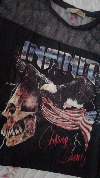 Diğer sıfır kol grup tişörtü punk rock metal