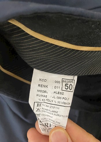 Erkek Normal Kesim Kumaş Pantolon - Görsel 3