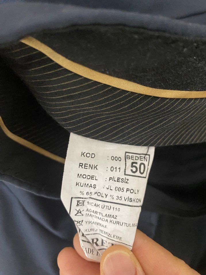 Erkek Normal Kesim Kumaş Pantolon - Görsel 3