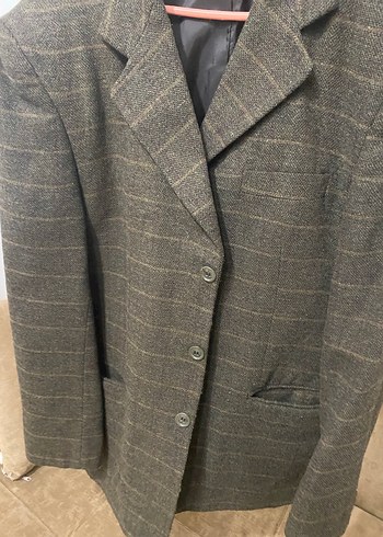 Ekose kışlık erkek ceket - Görsel 3