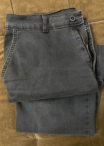 Gri Erkek Kot Pantolon - Görsel 2