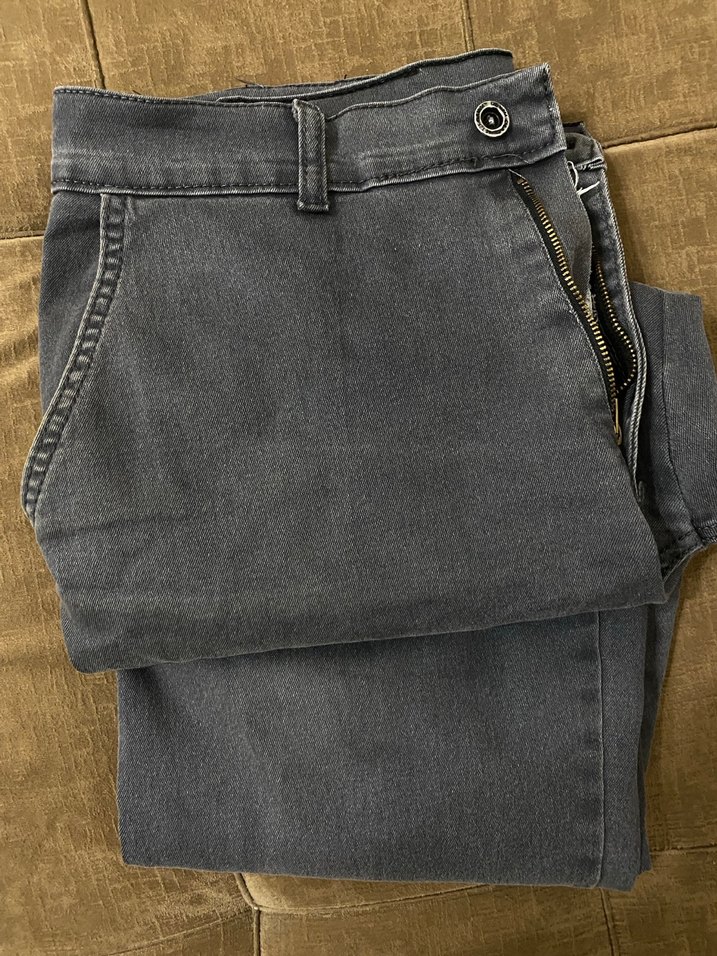 Gri Erkek Kot Pantolon - Görsel 2