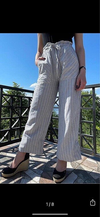 Zara Zara model Keten Pantolon