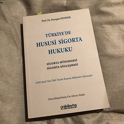 Türkiye?de hususi sigorta hukuku