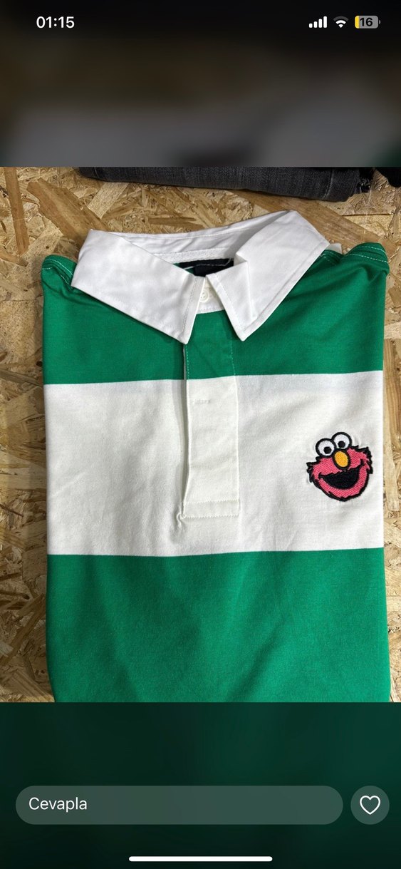 Çizgili Uzun Kollu Erkek Polo Tişört - Görsel 2