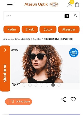 Ray ban meteor güneş gözlüğü 