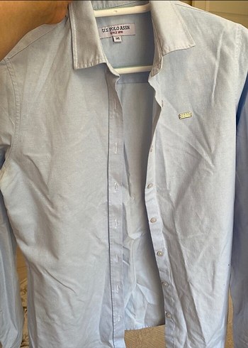 Mavi U.S. Polo Assn. Kısa Kollu Gömlek - Görsel 2