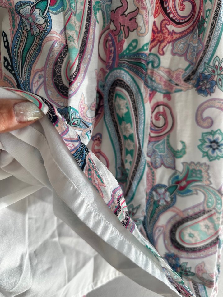 Bohem Desenli Dantel Elbise - Görsel 5