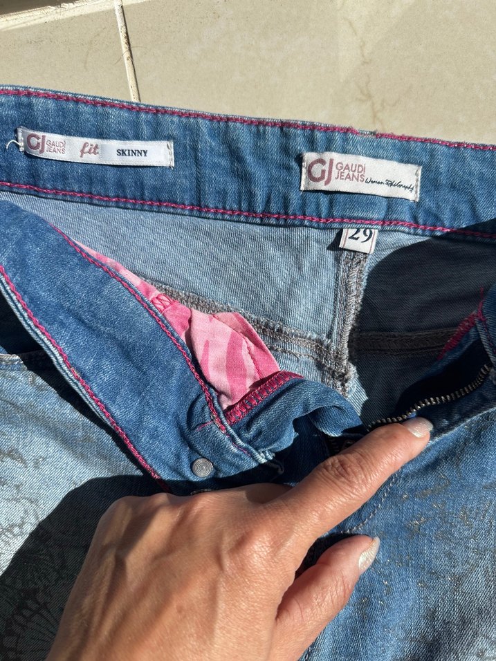 Kadın Mavi Bağlamalı Mini Denim Şort - Görsel 3