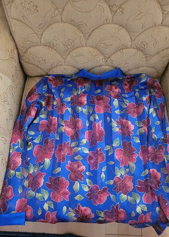 Saten görünümlü vintage pijama takımı doremi - Görsel 5